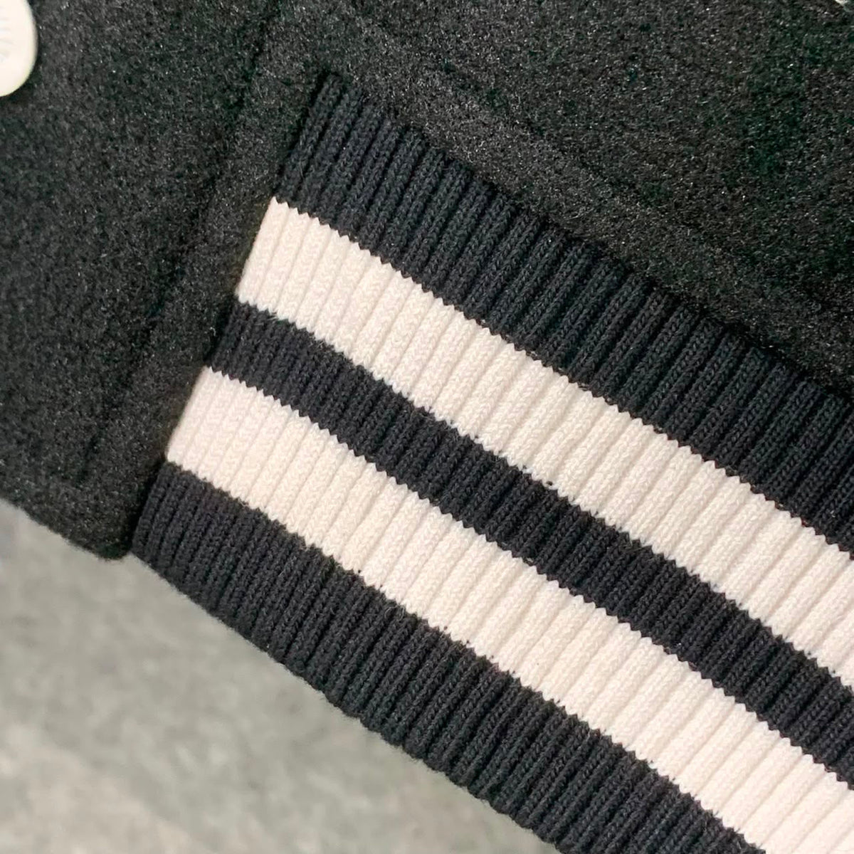 LV Marque Déposée Varsity Jacket 'Black White'