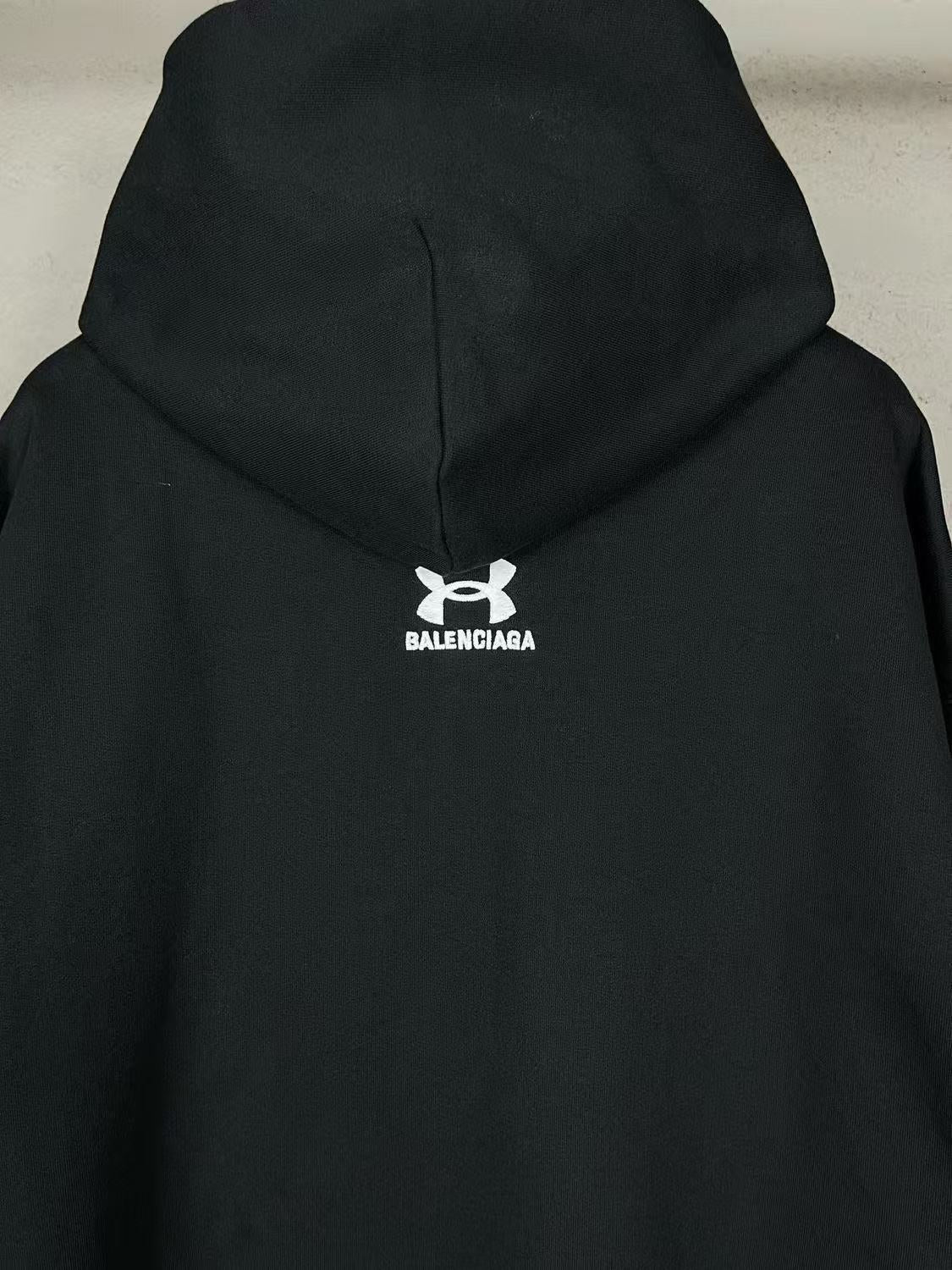 Balenciaga x Under Armour Zip-Up Hoodie ‘Black’