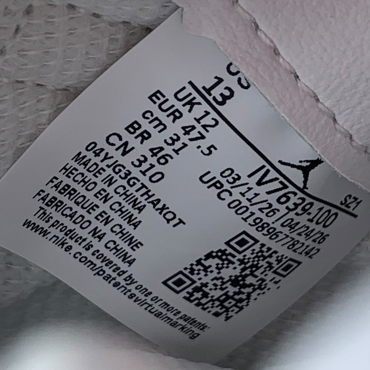 Comme des Garçons x Air Jordan 11 Retro 'White'