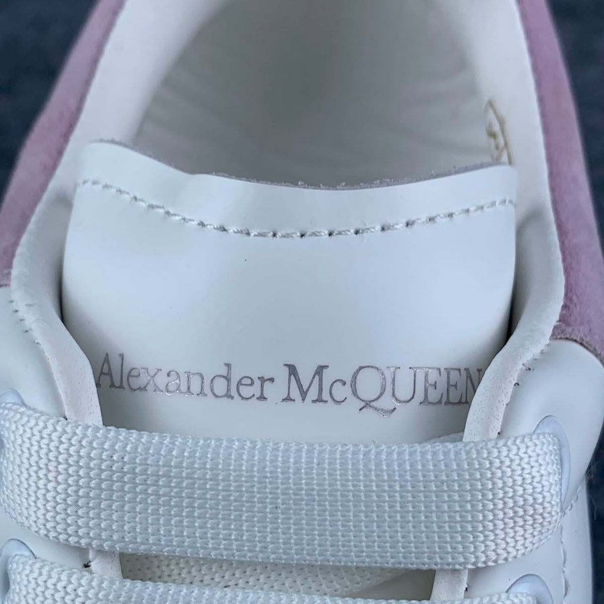 Wmns Alexander McQueen Oversized Sneaker 'White Lilla'