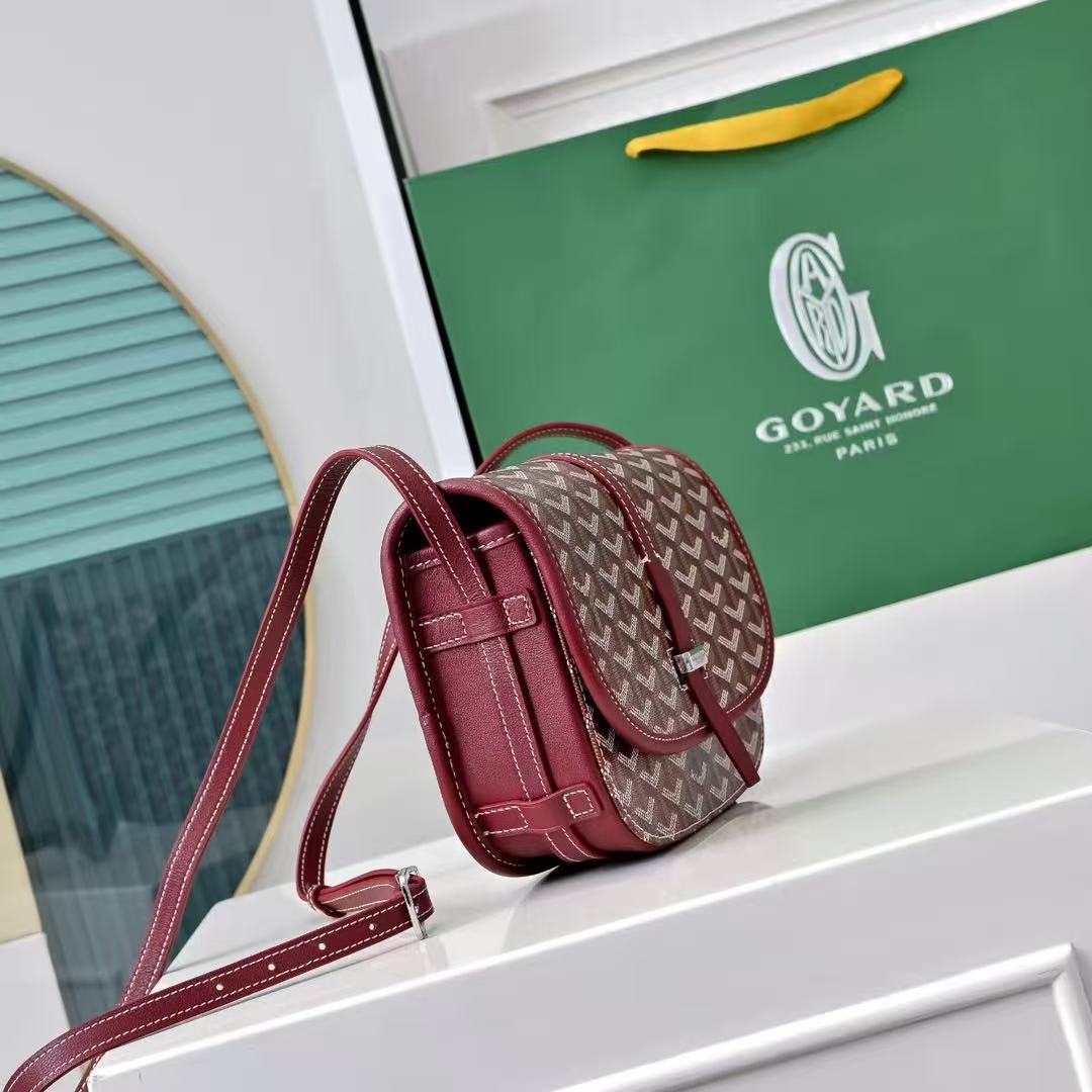 Goyard Belvédère PM Bag ‘Burgundy’