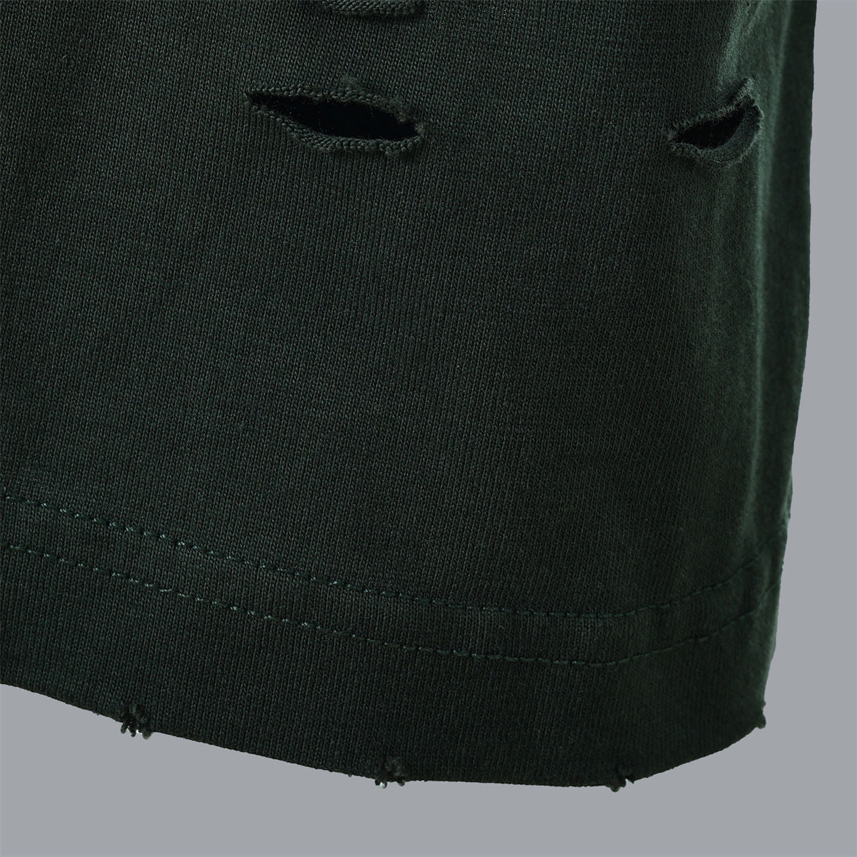 Balenciaga Caps Destroyed Flatground T-Shirt in Green
