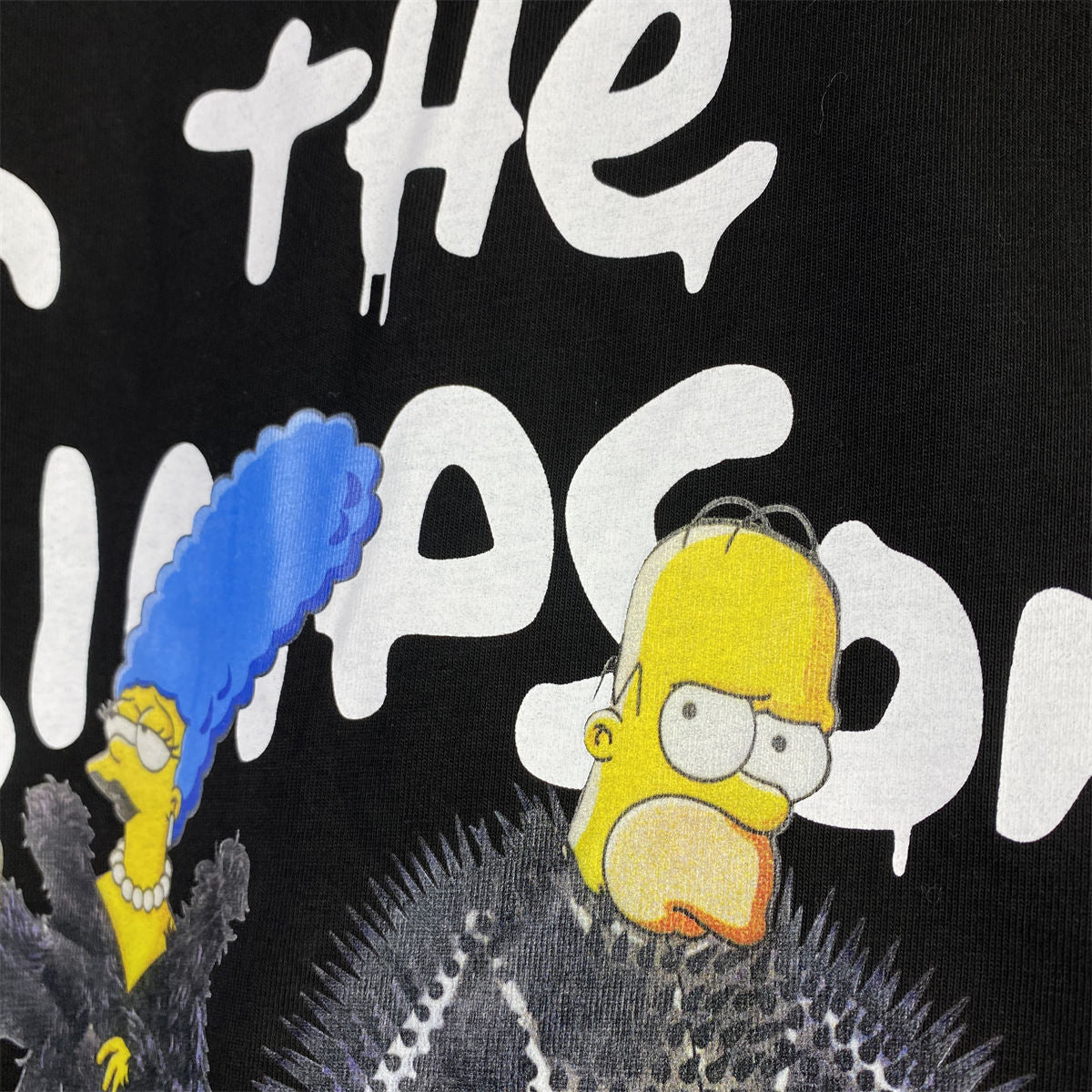 Balenciaga x The Simpsons T-Shirt 'Black'