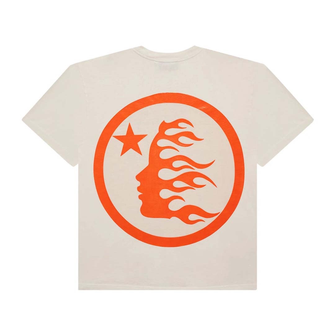 Hellstar Classic Tee (Gel Print) 'White/Orange'