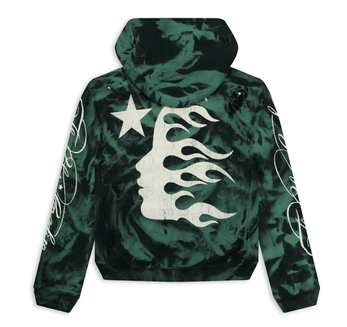 Hellstar Studios Green Marble Paradise Hoodie