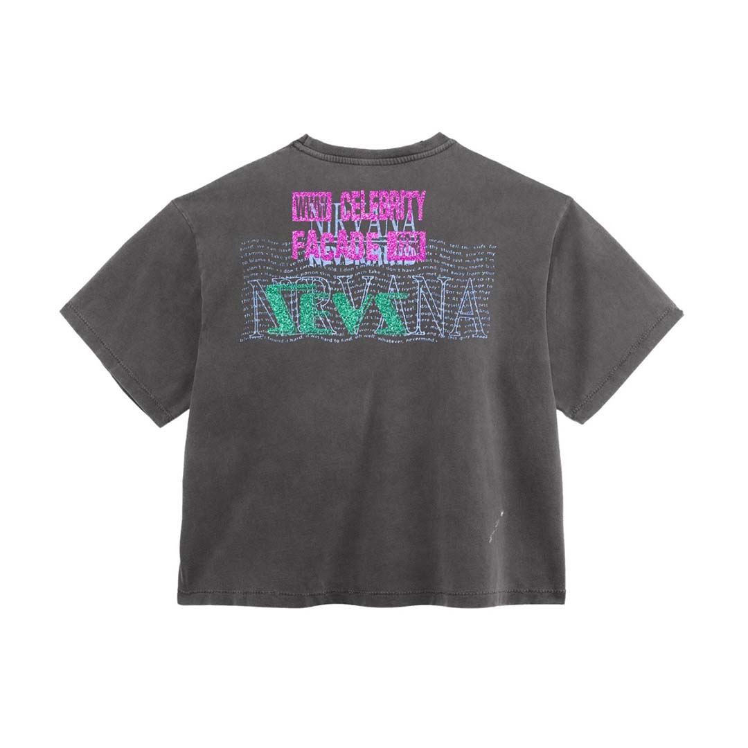 Triple Sevens Nirvana Faded Black Tee