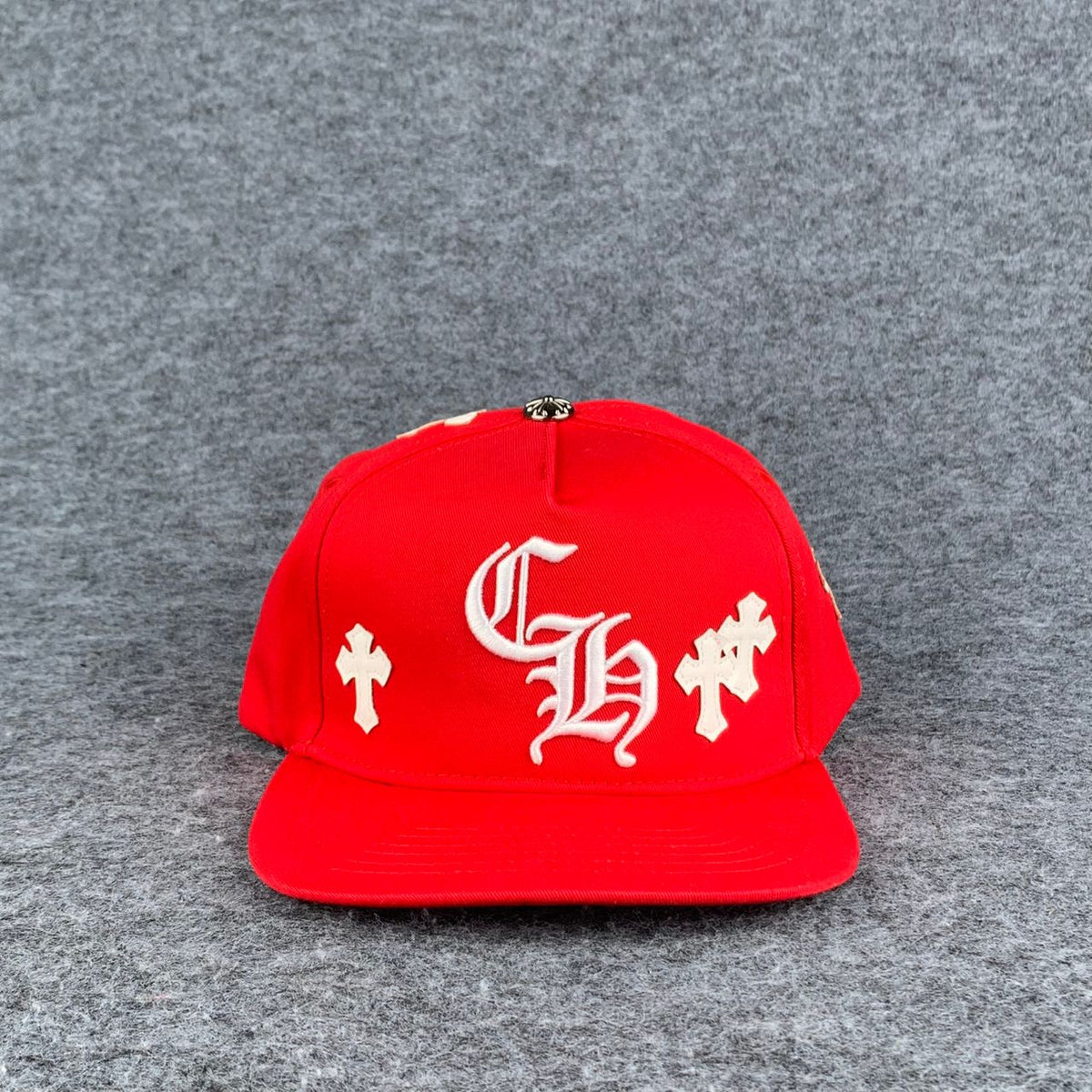 Chrome Hearts Cross Patch Snapback ‘Red’