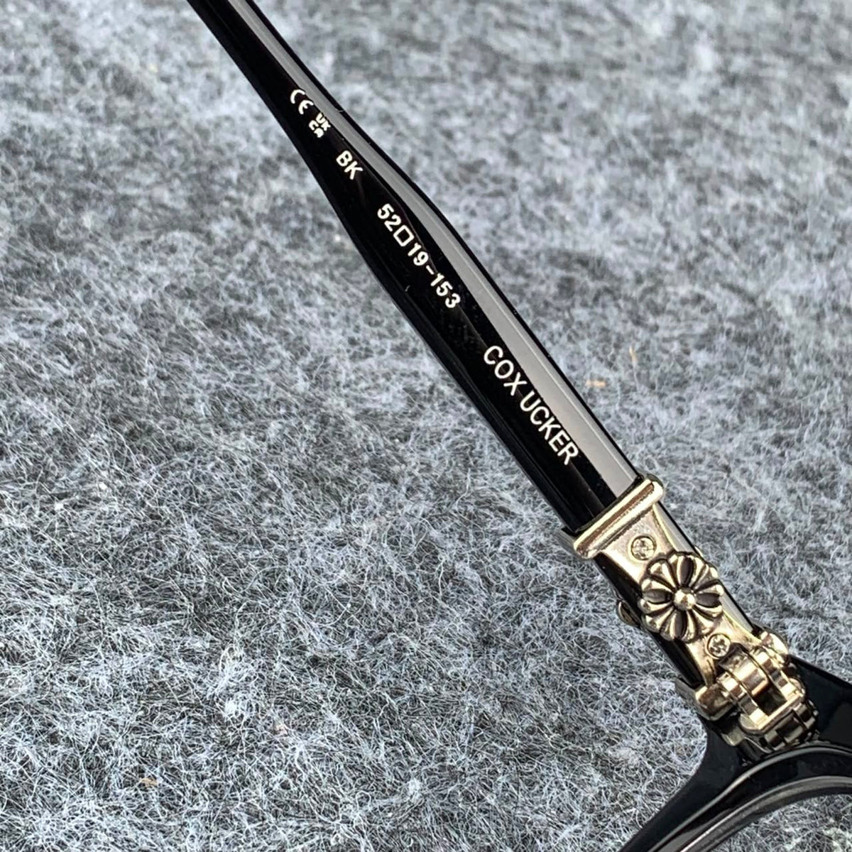 Chrome Hearts Cox Ucker Glasses 'Black'