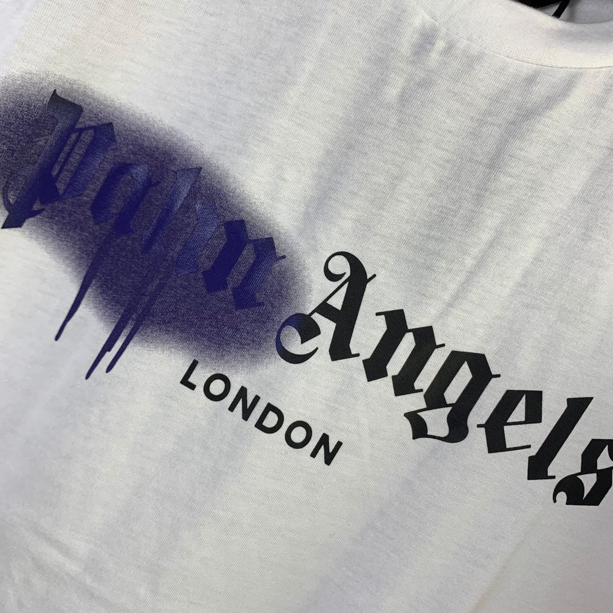 Palm Angels LONDON SPRAYED LOGO T-SHIRT 'WHITE'