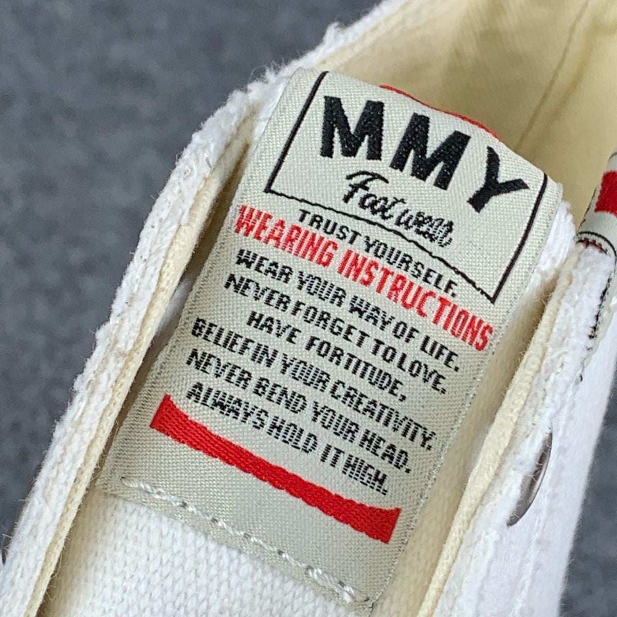 Maison Mihara Yasuhiro Peterson 23 OG Sole Canvas High “White”