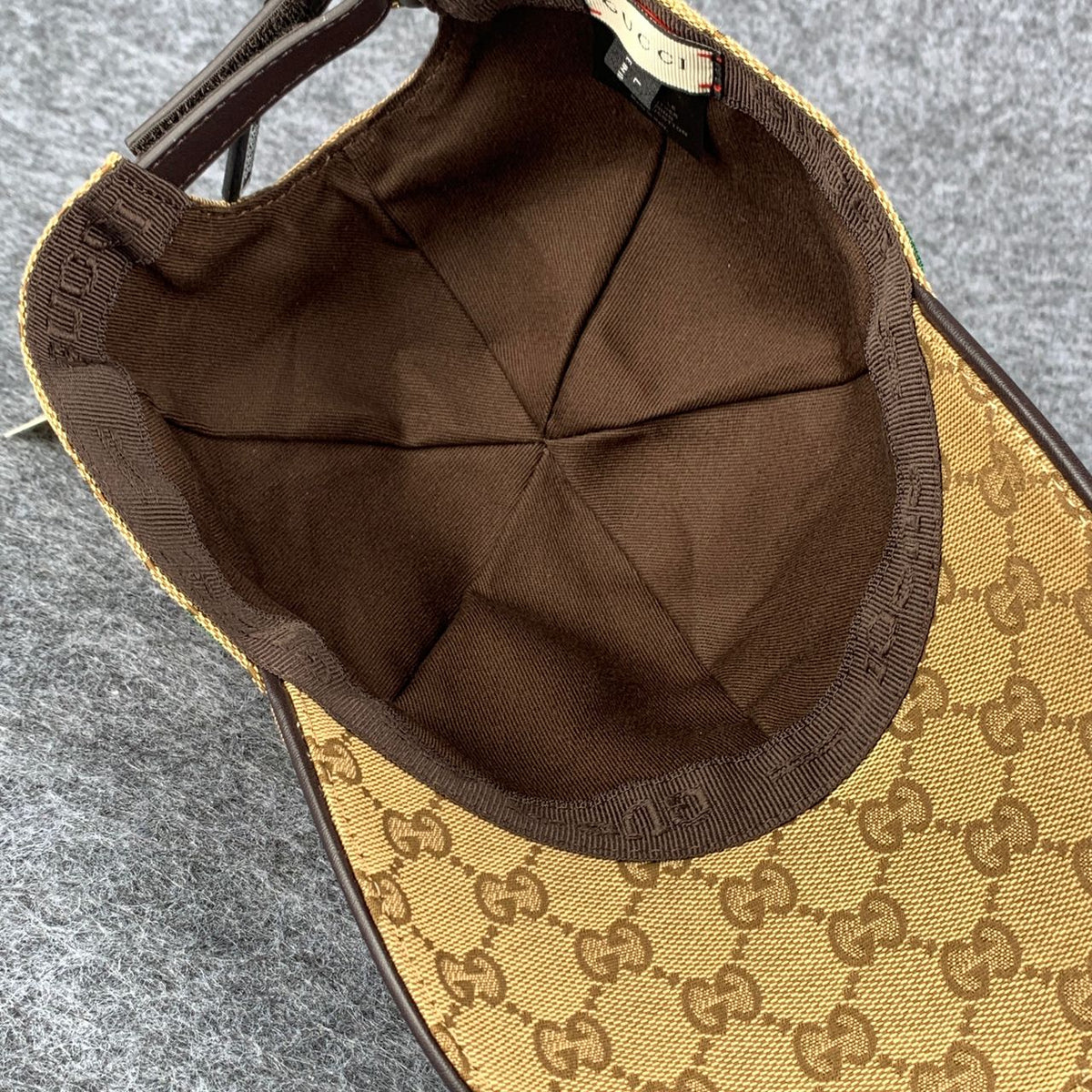 Gucci Original GG Canvas Baseball Hat with Web ‘Beige/Brown’