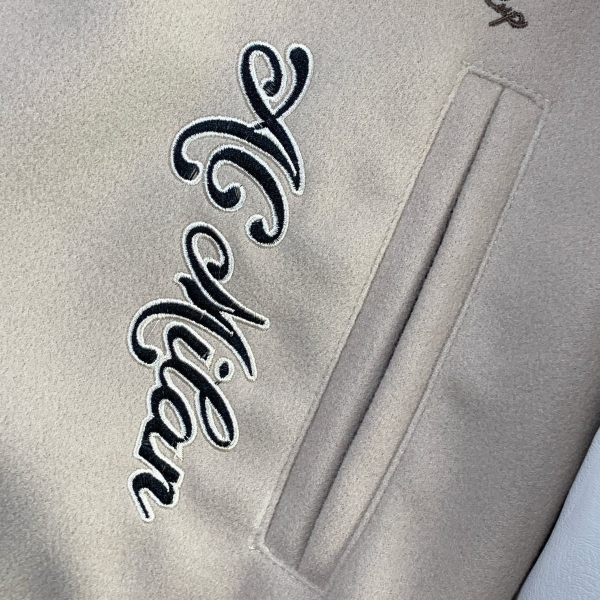 OFF-WHITE x AC Milan Varsity Jacket 'Cream/White'