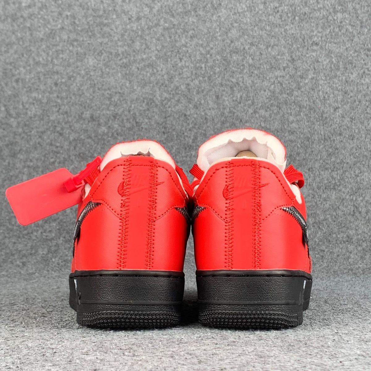 Off-White x Nike Air Force 1 “Crimson” (Sample)