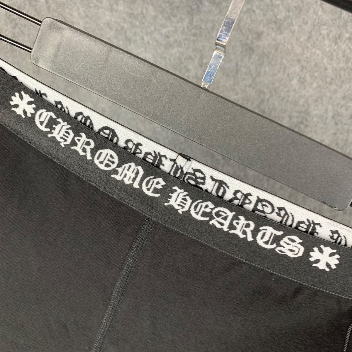 Chrome Hearts Black Horseshoe Logo Stretch Leggings ‘Black’