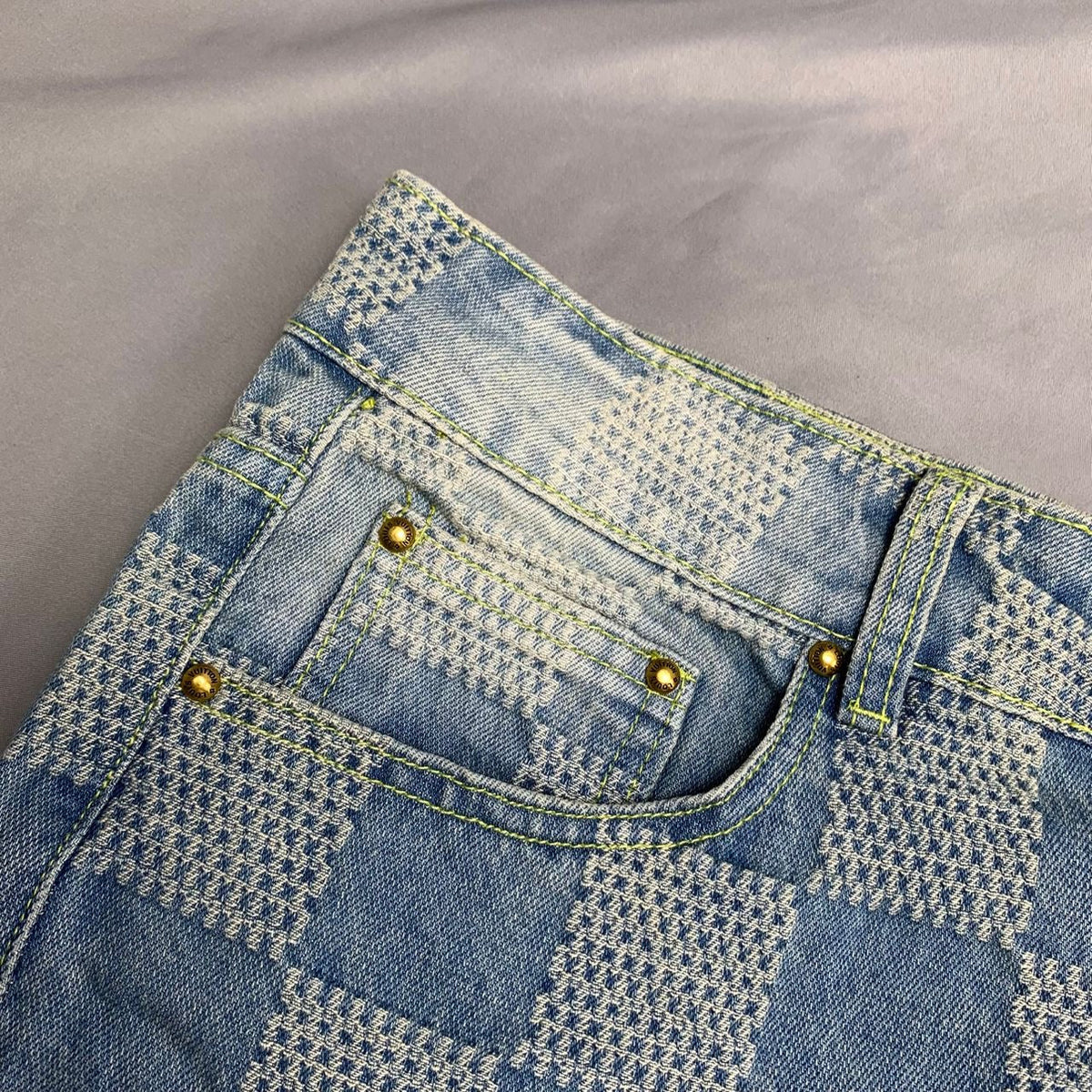 Damier Denim 3D Bootcut