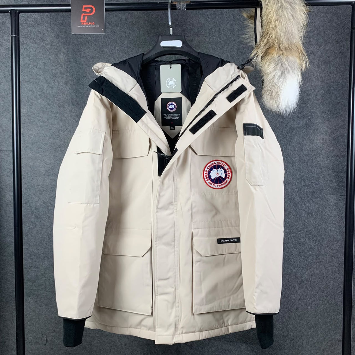 Canada Goose Expedition Parka Cream