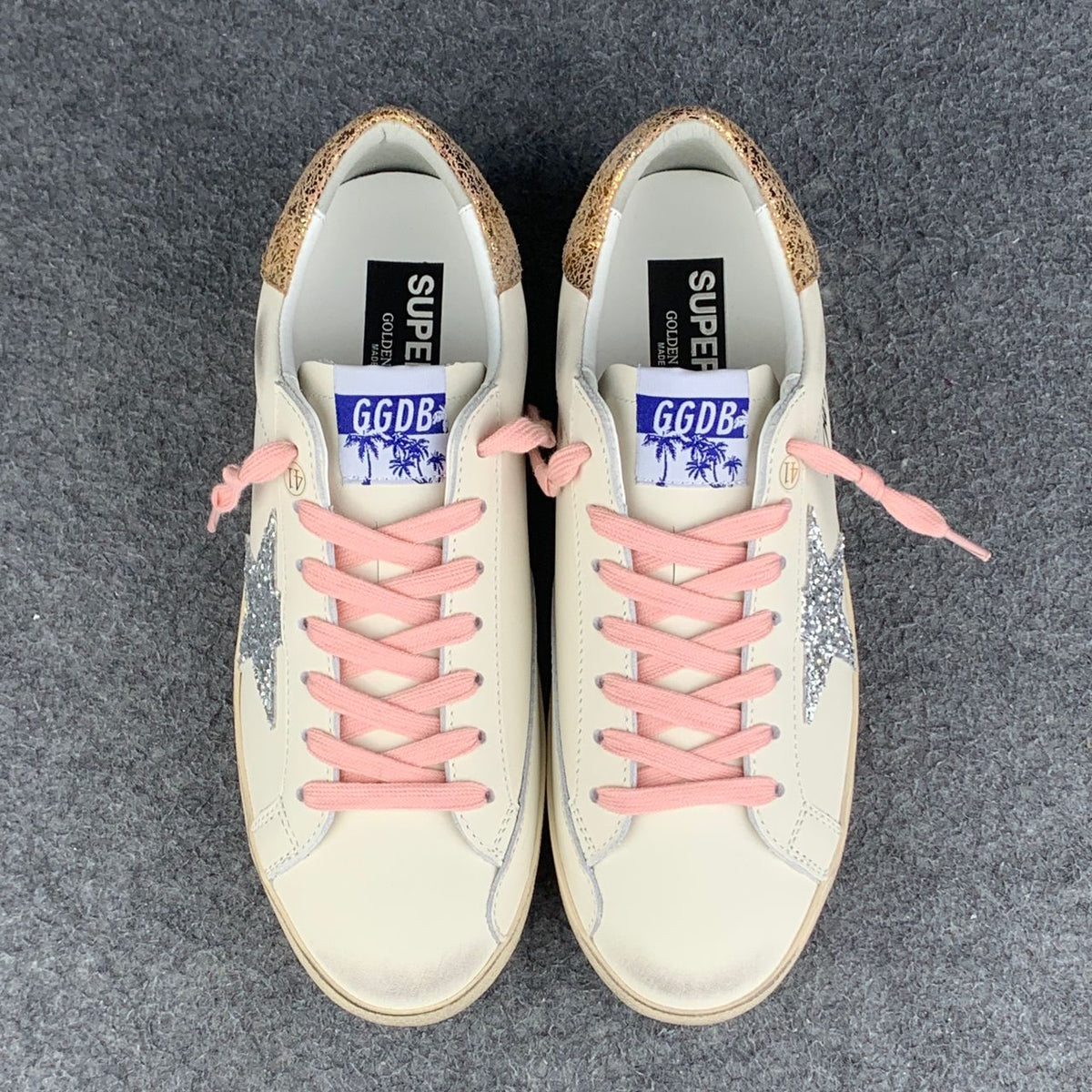 GOLDEN GOOSE Wmns Superstar Doing What You Love Pink Tab Sneaker (takes 8-14 days to customise)