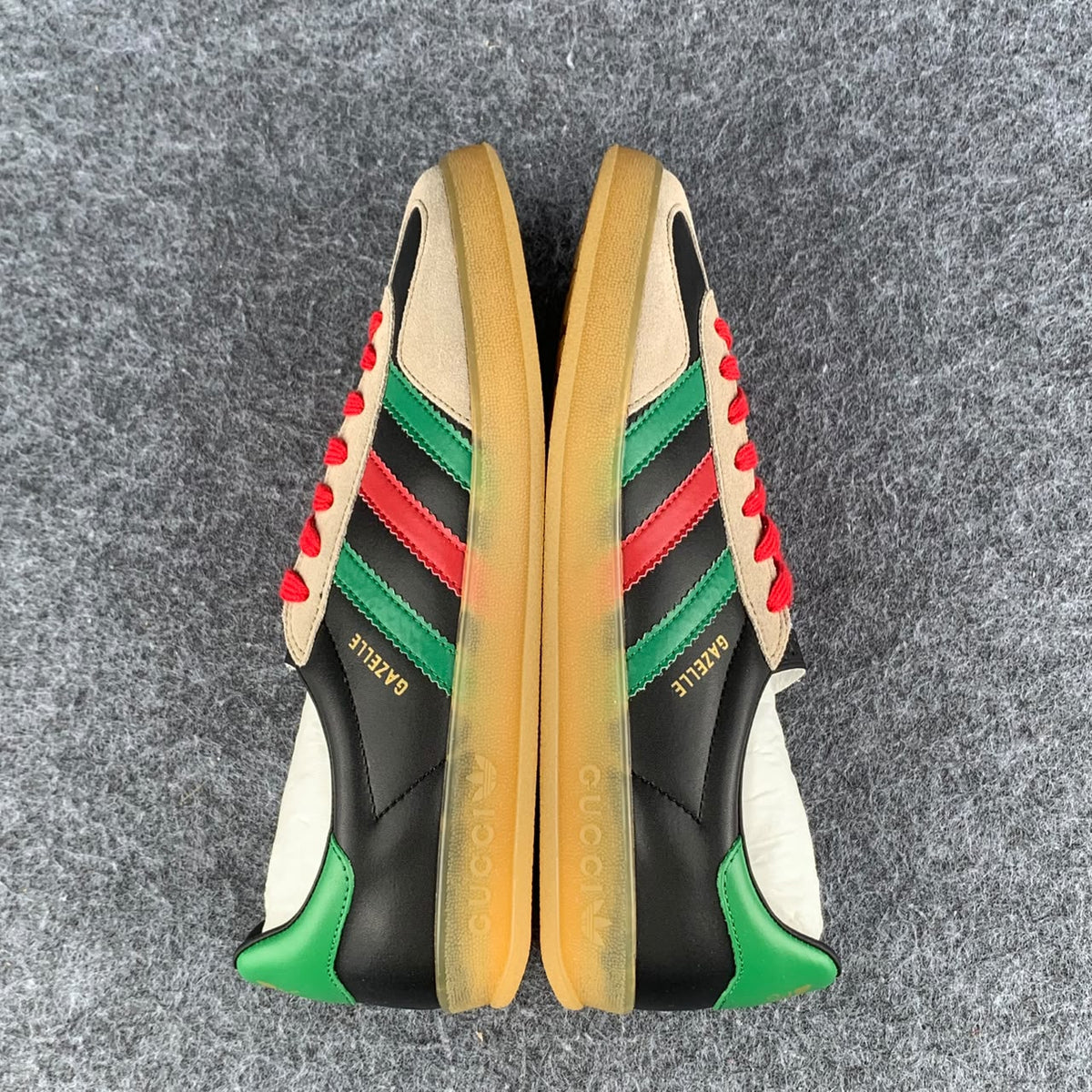Adidas x Gucci Gazelle 'Black Green Red'