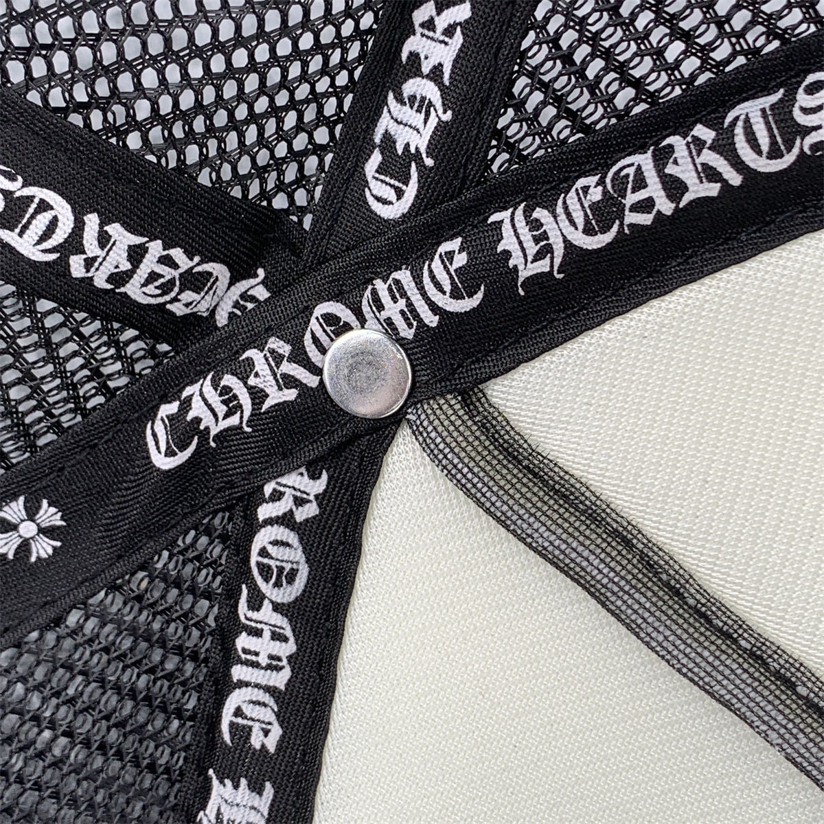 Chrome Hearts Chomper Hollywood Trucker Hat ‘Black/White’