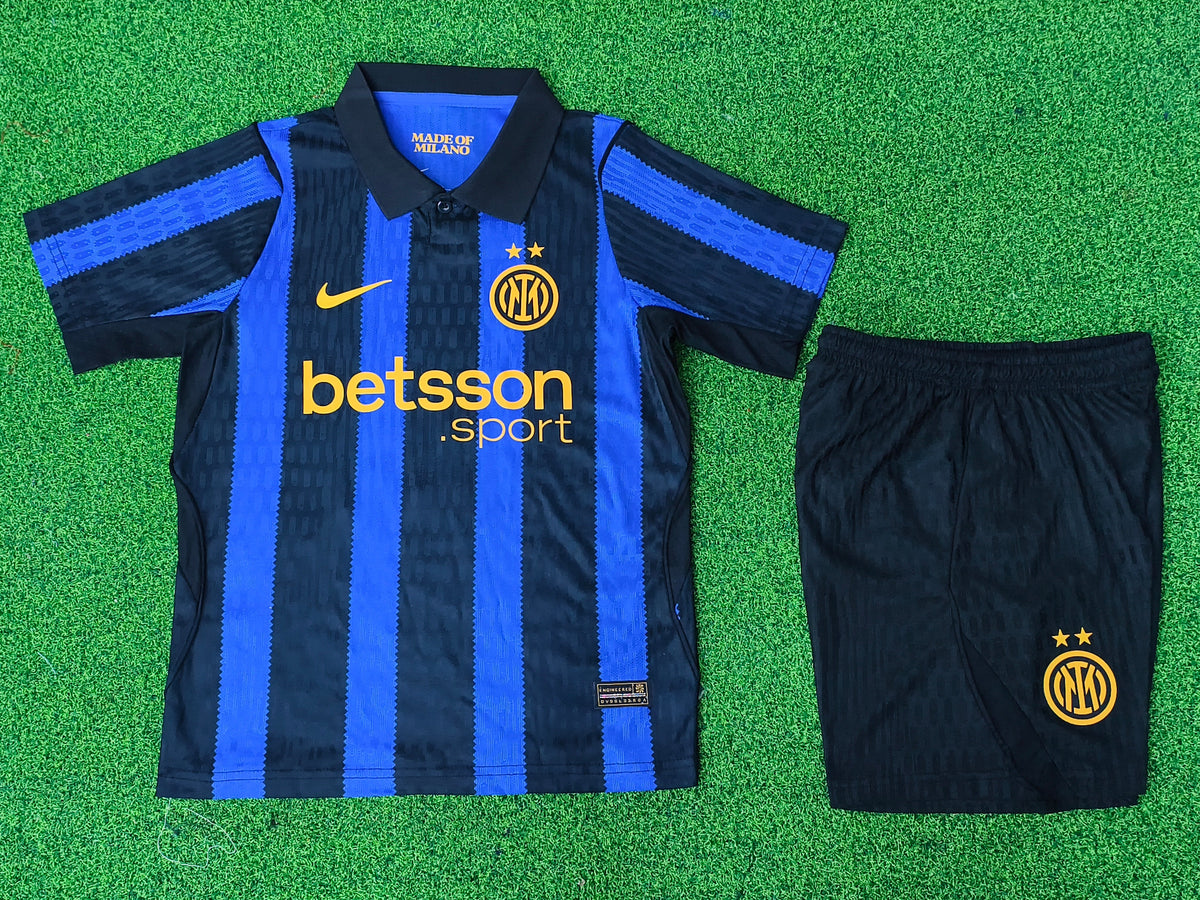 Inter Milan KIDS Short Sleeve Home Kit 2026-2027 (Please put your preferred number and name in the order note)