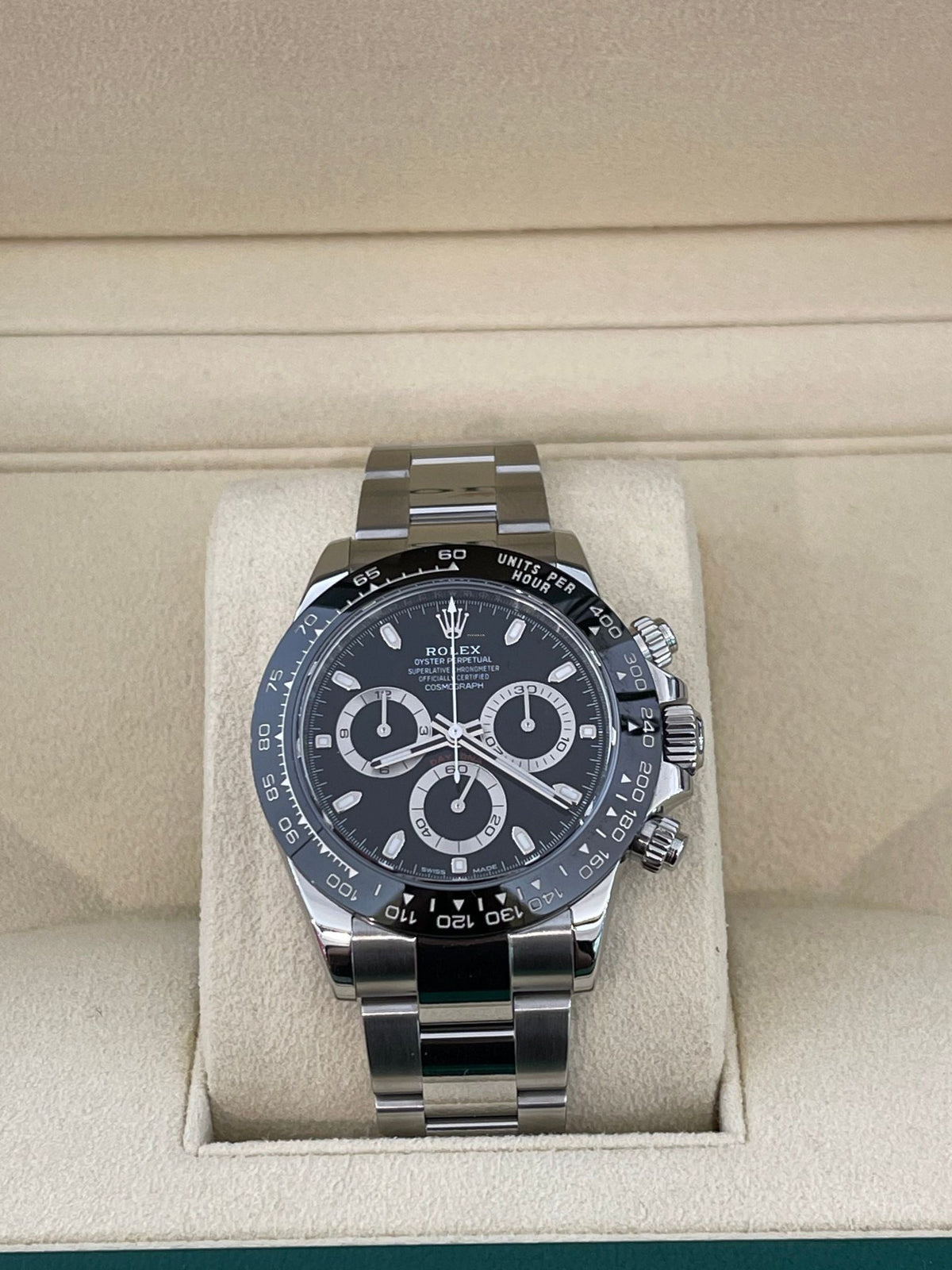 Daytona Noir Oyster Steel 116500LN