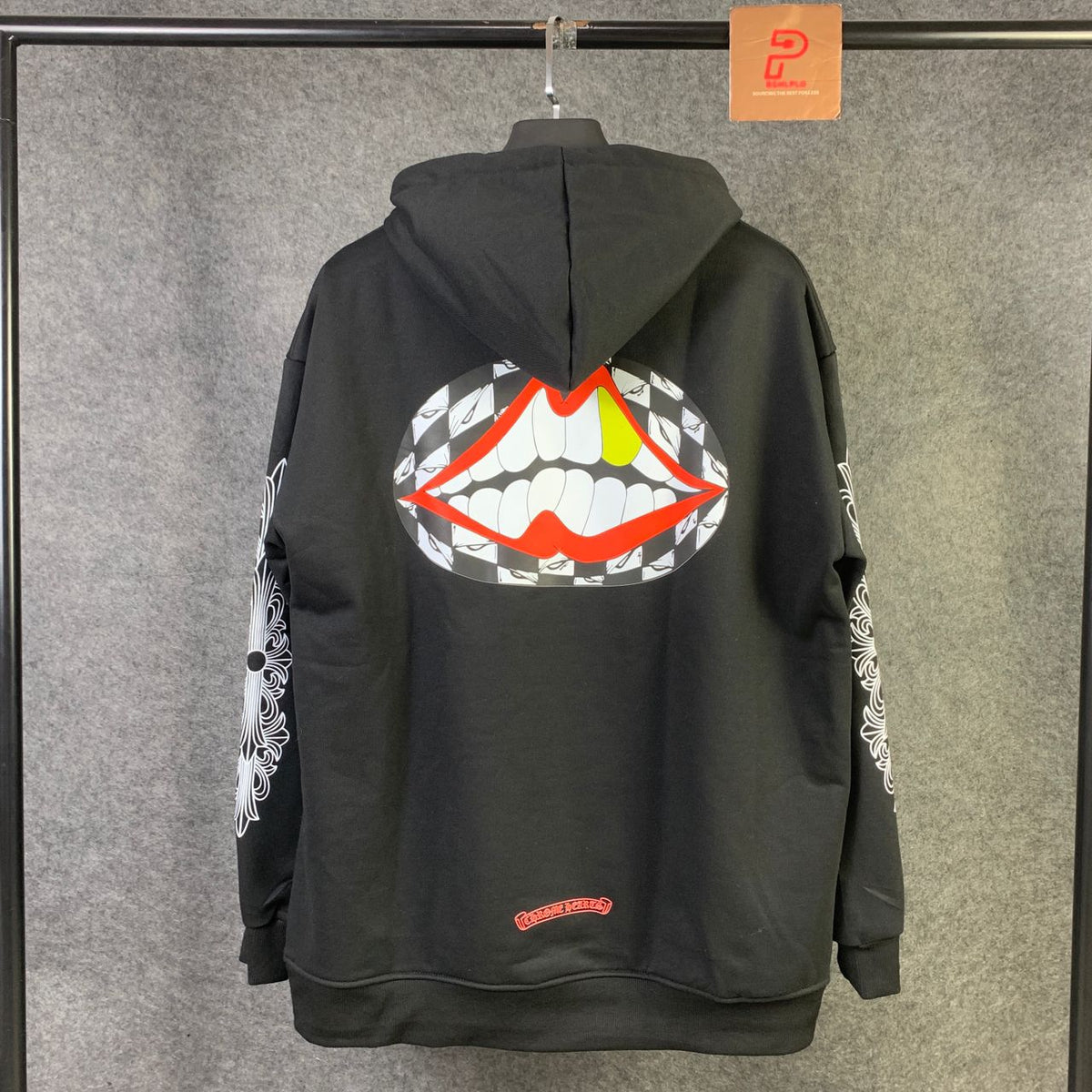 Chrome Hearts x Matty Boy Floral Chomper Hoodie 'Black'