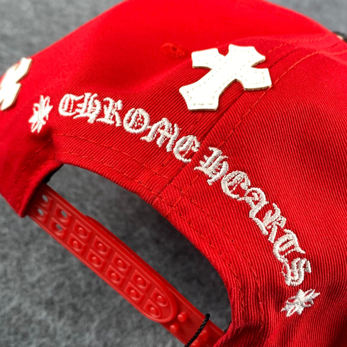 Chrome Hearts Cross Patch Snapback ‘Red’