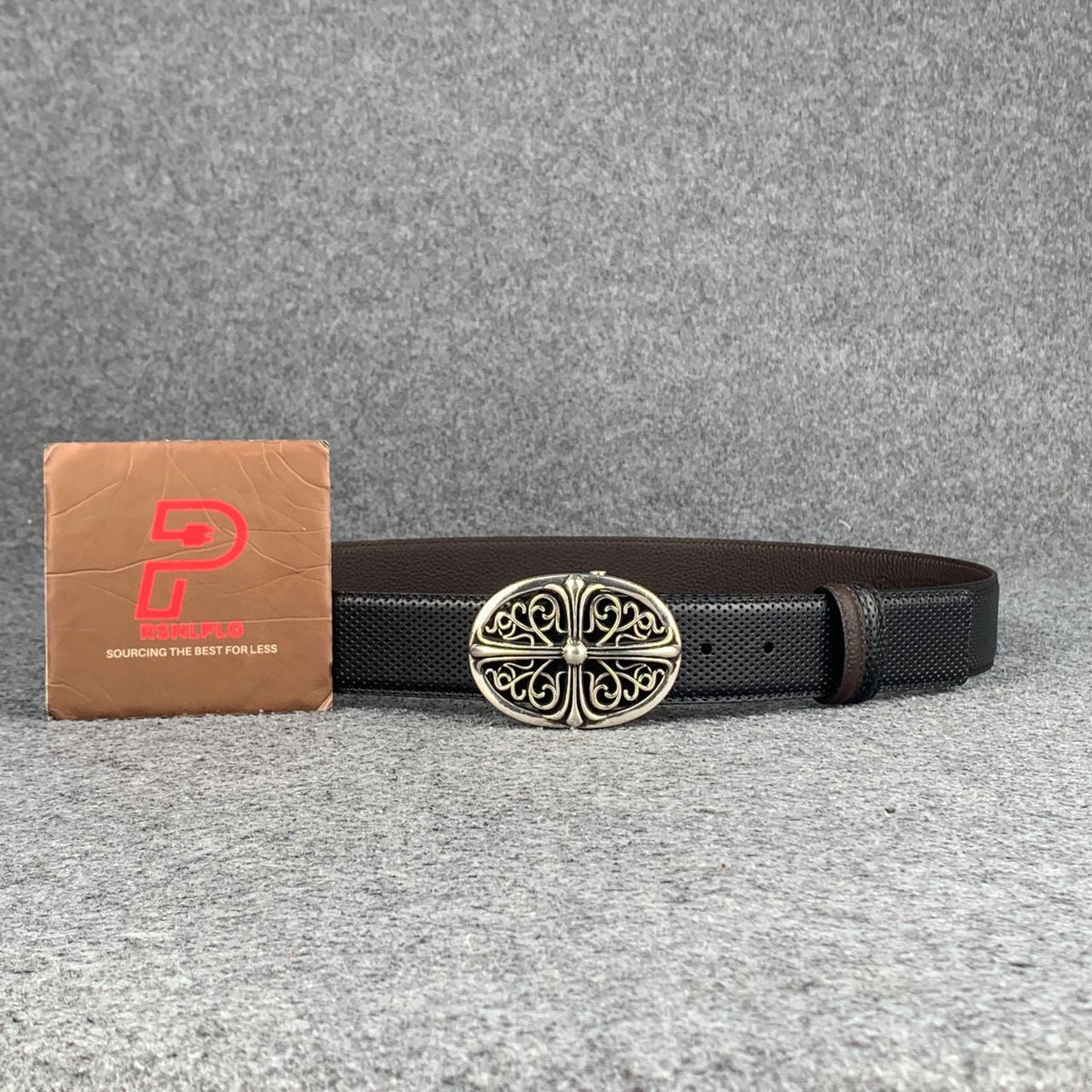 Chrome Hearts Oval Cross Buckle Belt