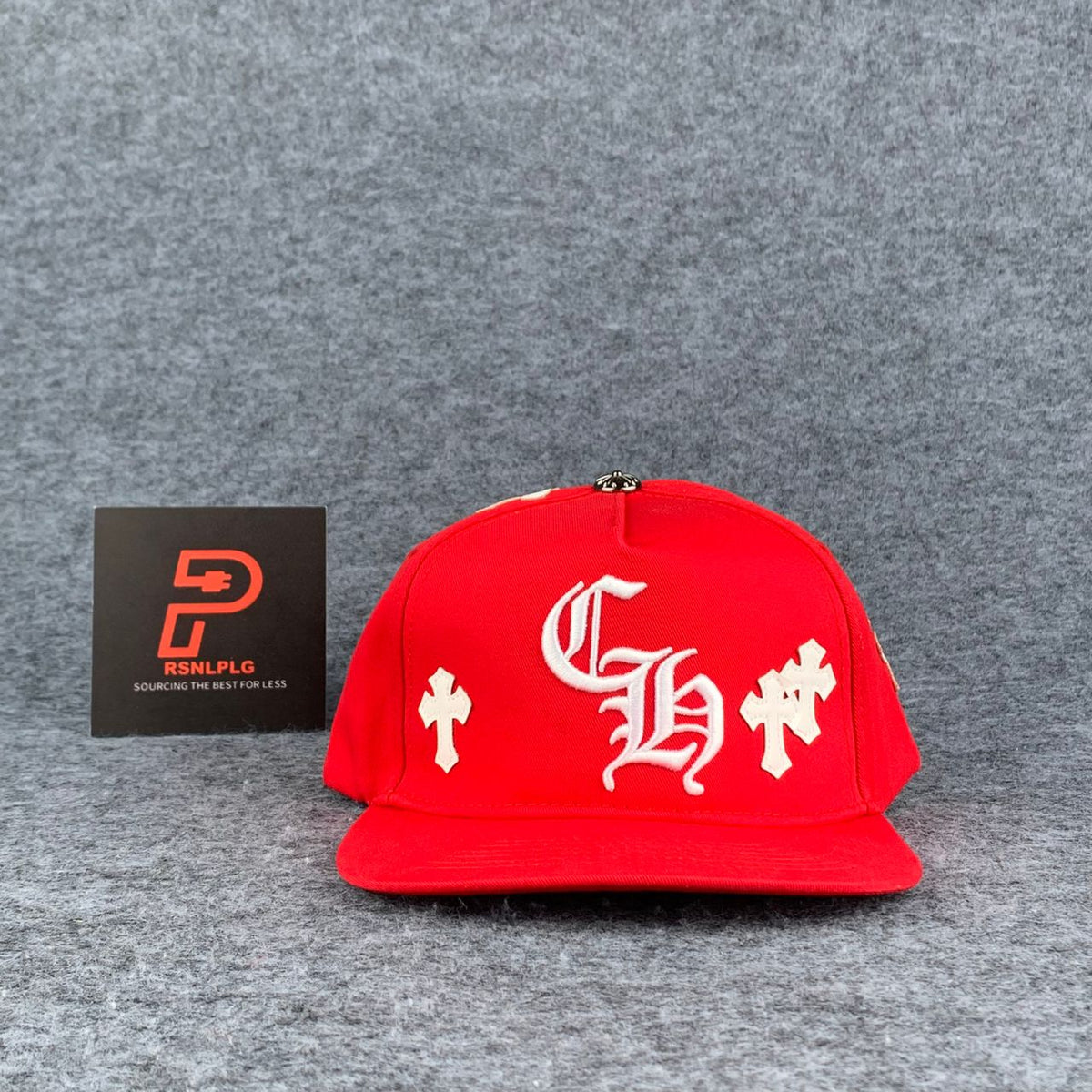 Chrome Hearts Cross Patch Snapback ‘Red’