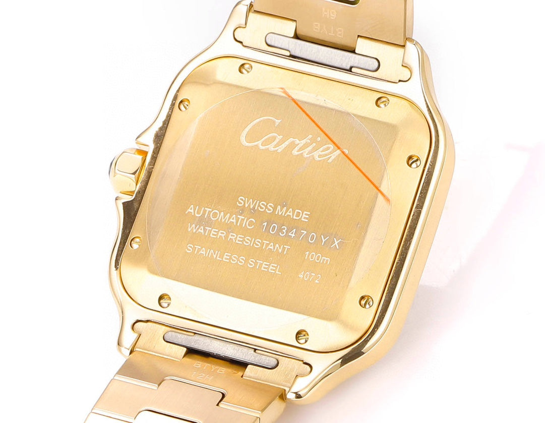 Santos Yellow Gold 39.8MMx47.5MM Watch (WGSA0029)