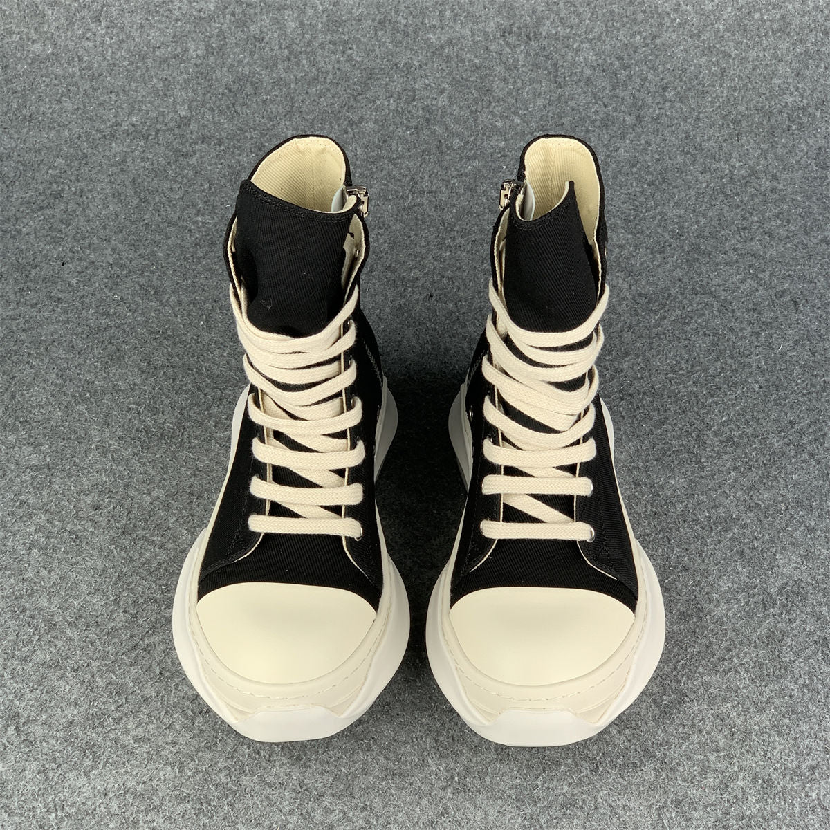 Rick Owens Wmns EDFU DRKSHDW Pentagram Embroidery Abstract High 'Black Milk'