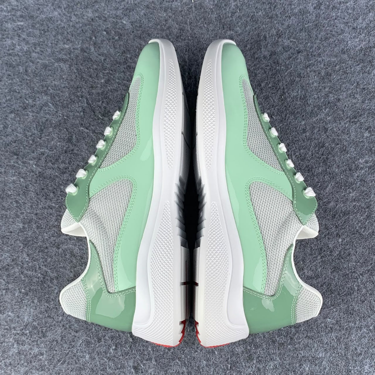 Prada America's Cup Sneakers 'Green White'