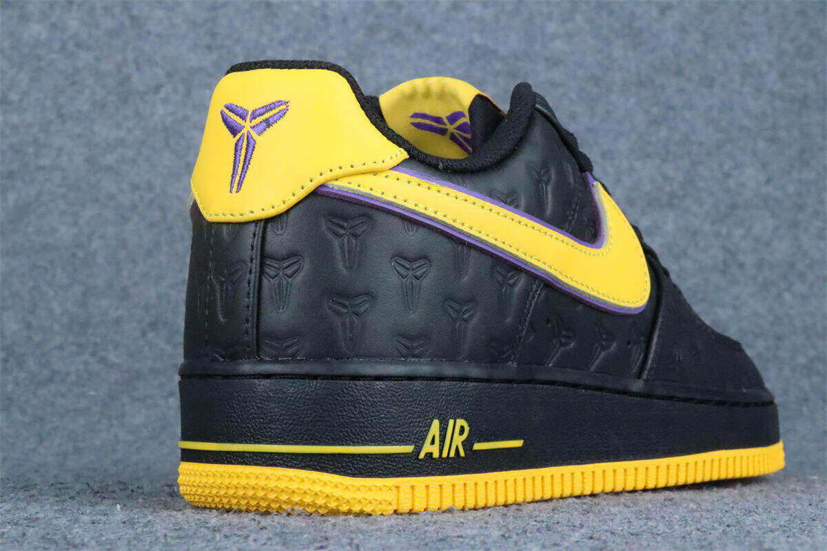 Kobe Bryant x Air Force 1 Low 'Lakers Away' Numbered