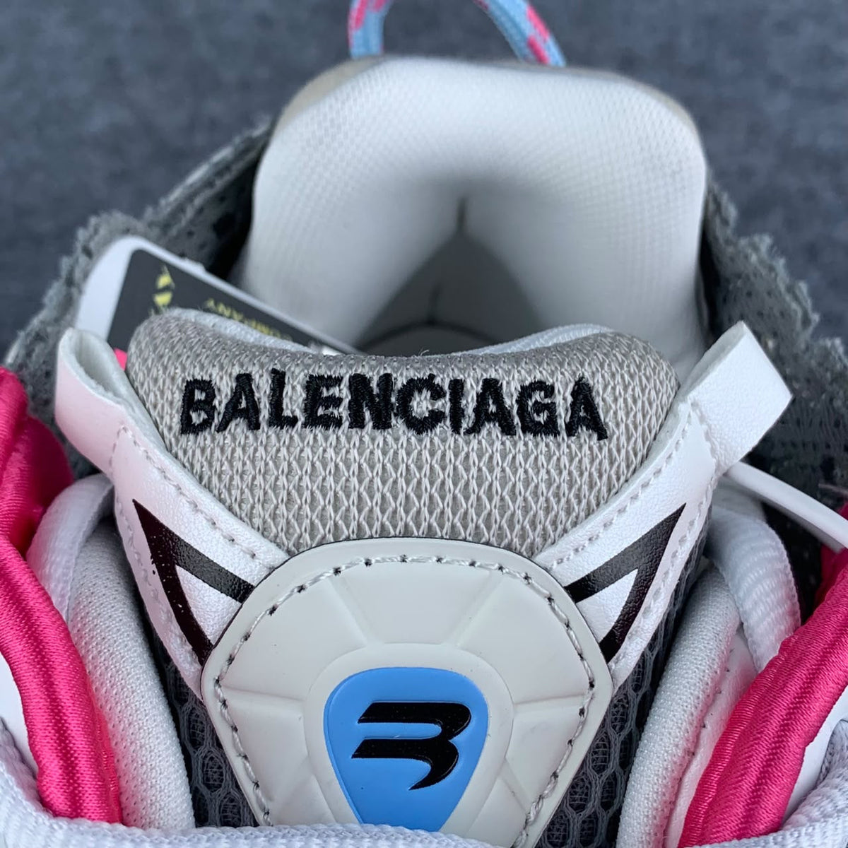 Balenciaga Runner Sneaker 'Grey Light Purple Neon Yellow'