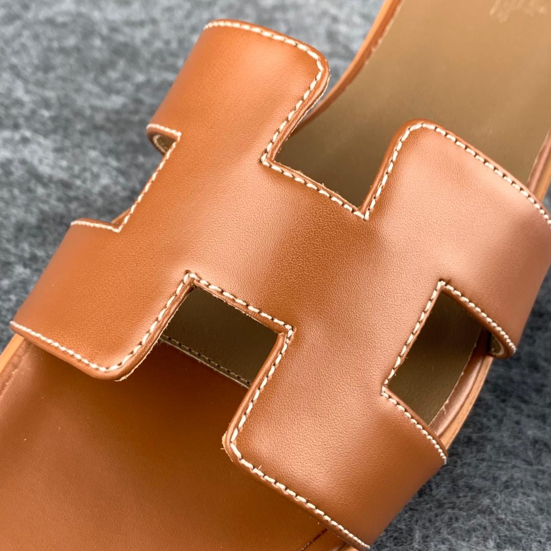 Oran Sandal ‘Gold’ Box Calfskin