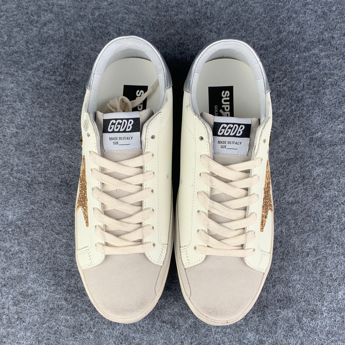 Golden Goose Meet Me In London Sneakers With Gold Star (takes 5-12 days to customise)