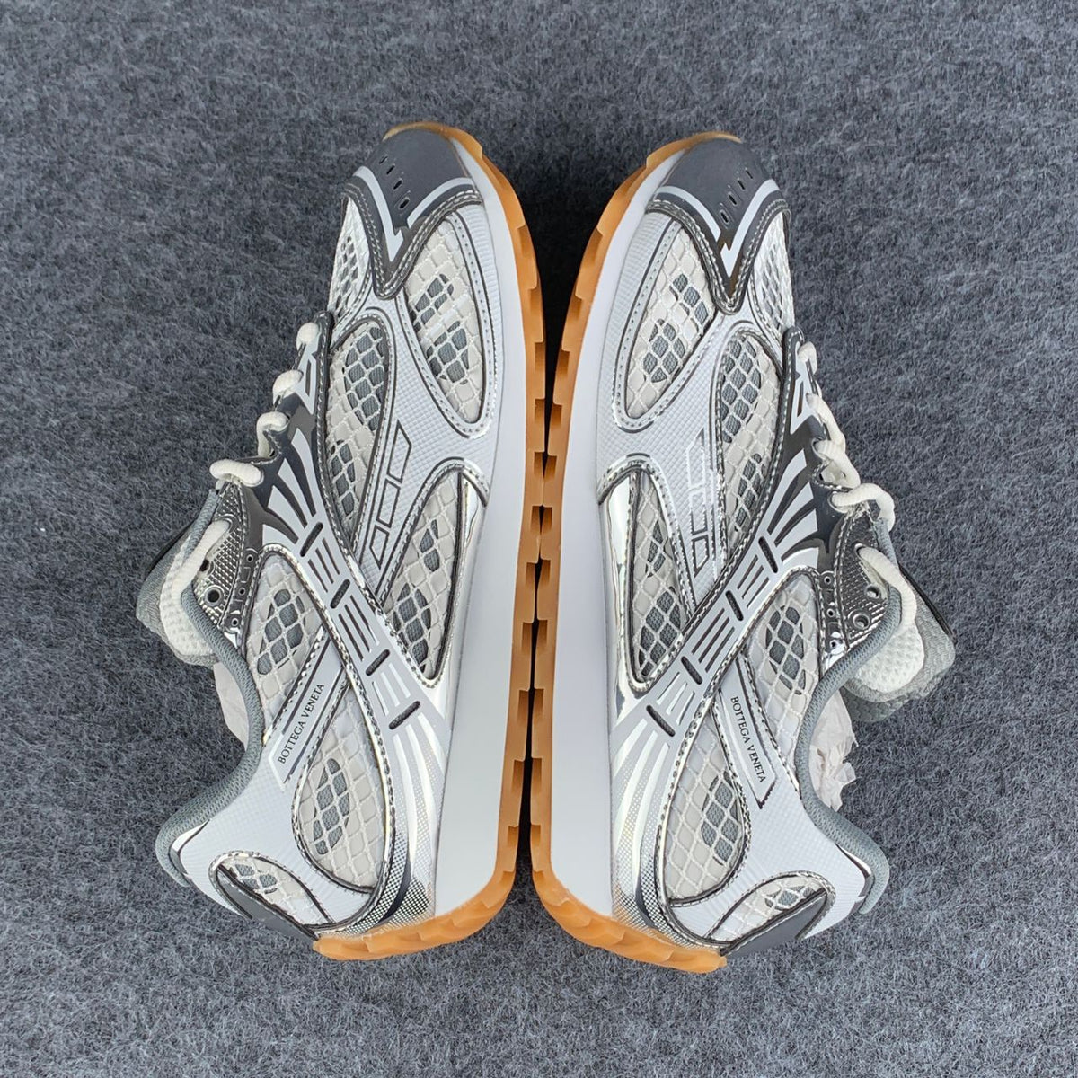 Bottega Veneta Orbit Sneaker ‘Silver White’