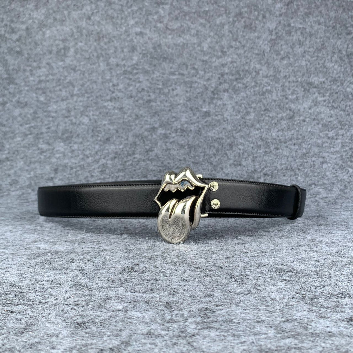 Chrome Hearts Rolling Stones Leather Belt