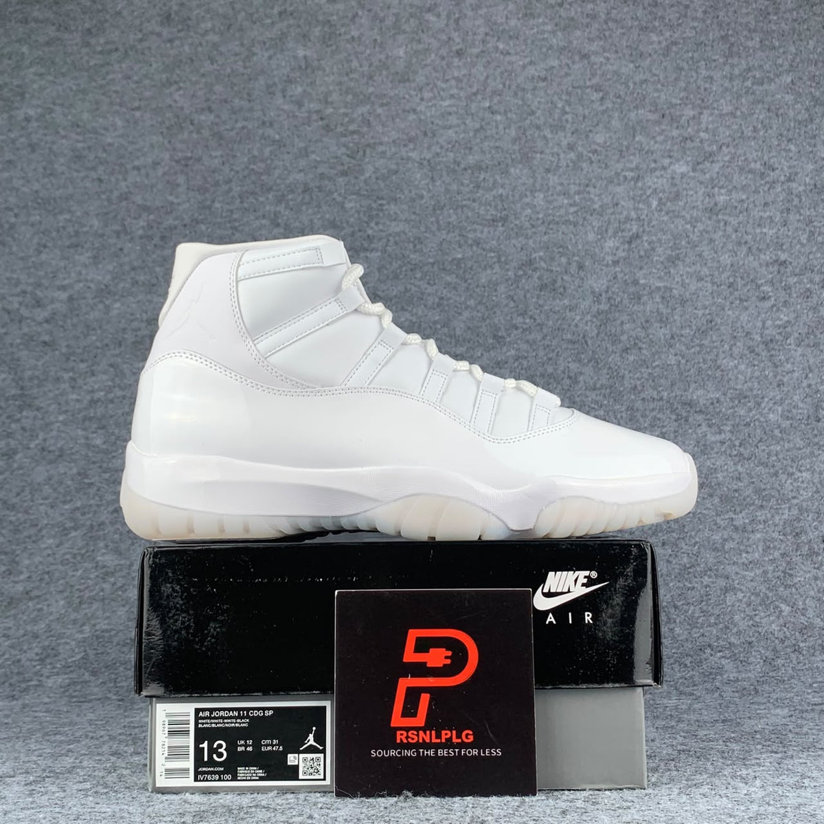 Comme des Garçons x Air Jordan 11 Retro 'White'