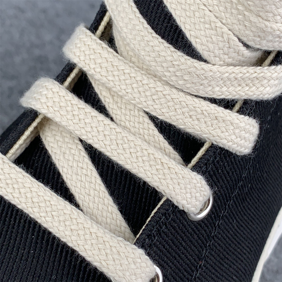 Rick Owens Wmns EDFU DRKSHDW Pentagram Embroidery Abstract High 'Black Milk'