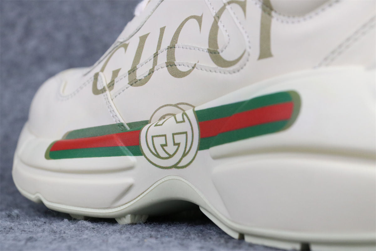 Rhyton Leather Sneaker 'Vintage Logo'