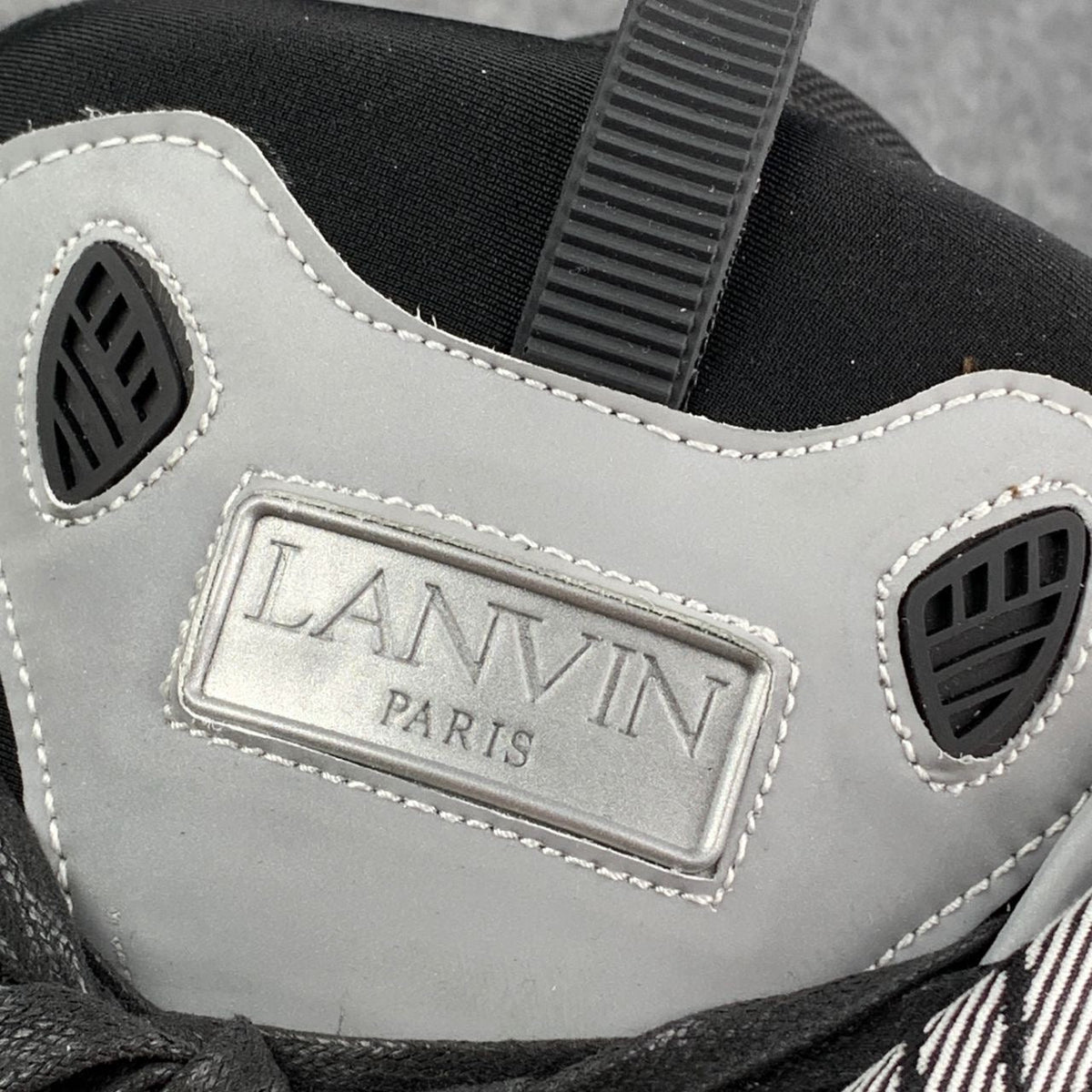 Lanvin Curb Sneakers 'Black Grey'