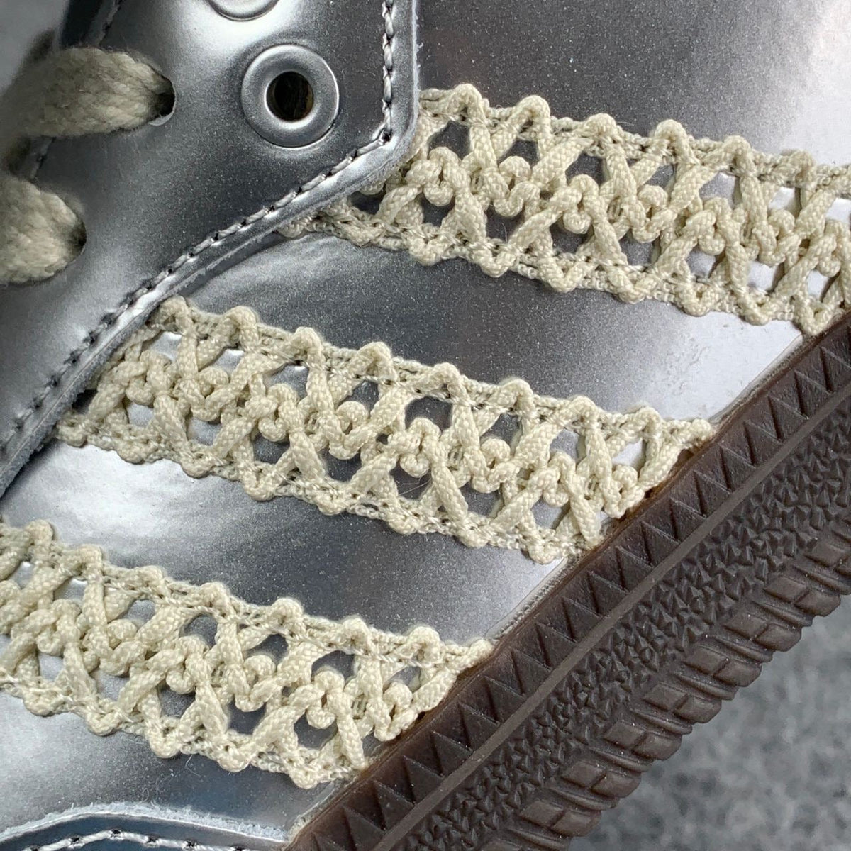 Wales Bonner x Samba 'Silver Metallic'