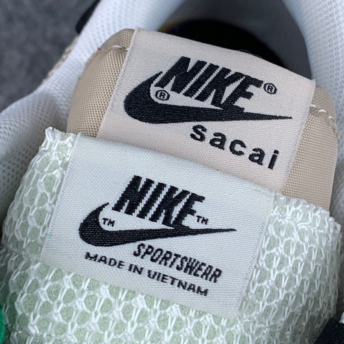 sacai x VaporWaffle SP 'Villain Red'