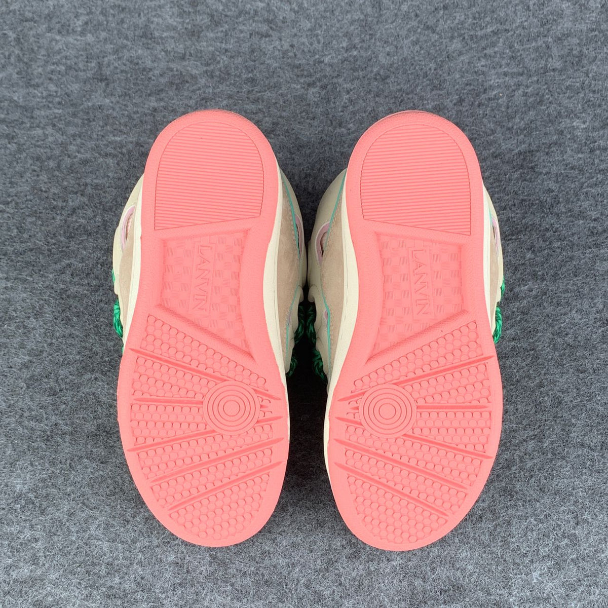 Lanvin Curb Sneakers 'Beige Pink'