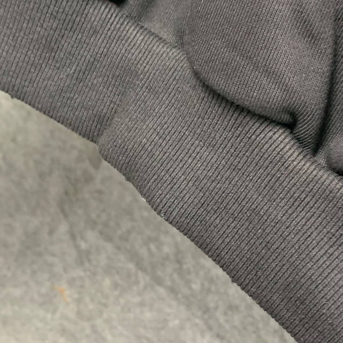 Acne Studios Fleece Logo Hoodie ‘Black’
