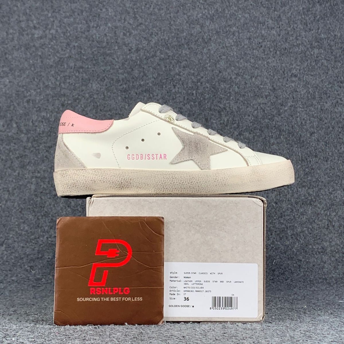 GOLDEN GOOSE Wmns Superstar Pink Tab Sneaker