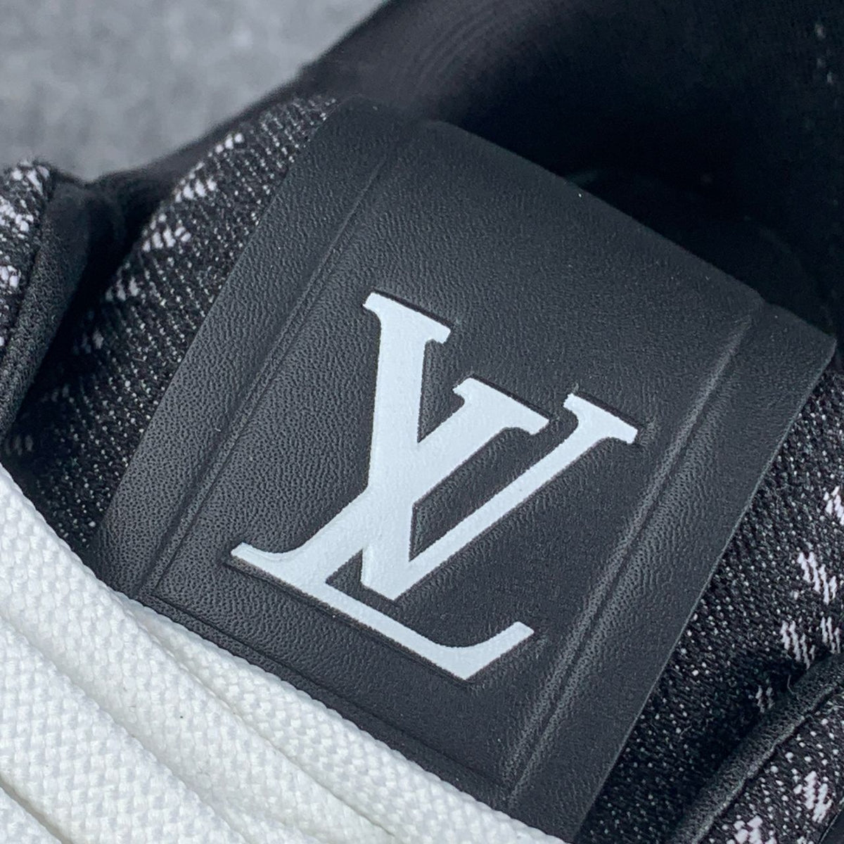 LV Trainer “Black Damier 3D Denim”