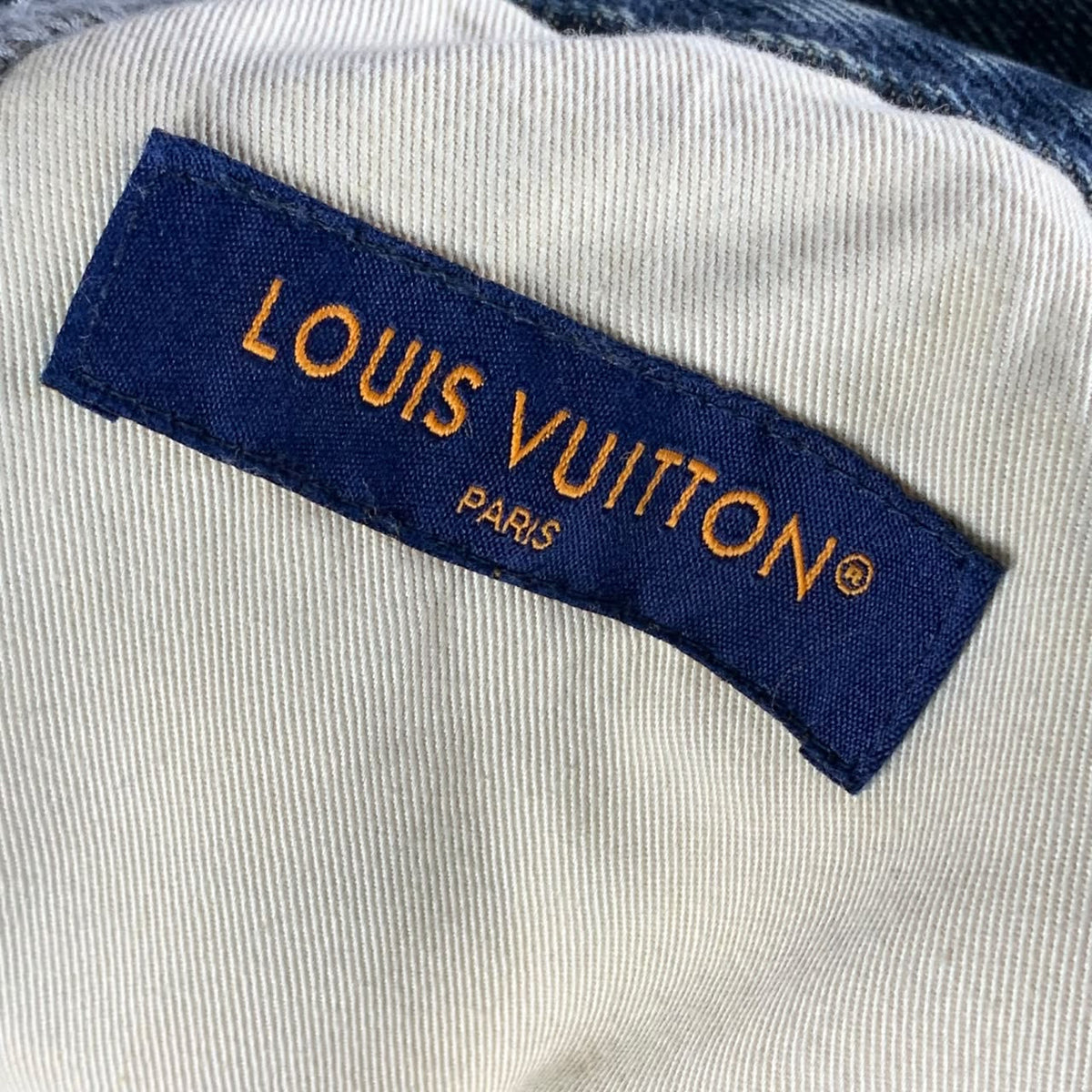 LV Washed Denim Workwear Shirt & LV Denim Carpenter Shorts)
