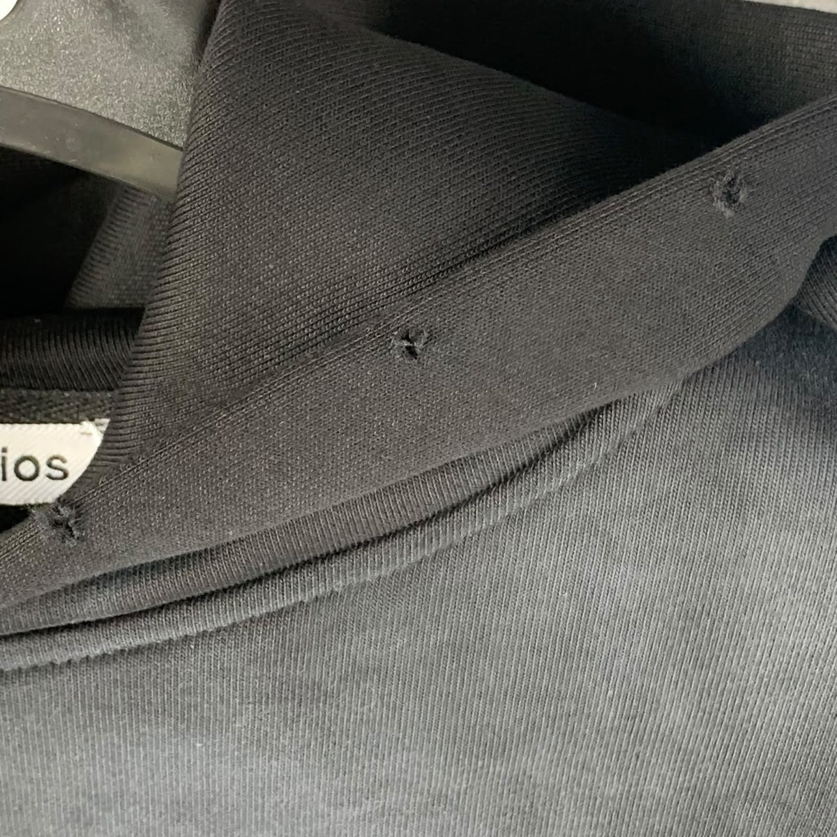 Acne Studios Fleece Logo Hoodie ‘Black’